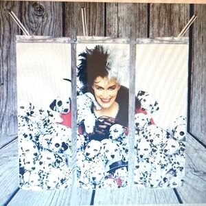 Cruella 20oz. Tumbler NWOT MADE BY SELLER